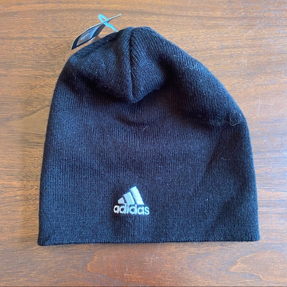 Adidas Cuffless Knit Beanie Hockey Hat 